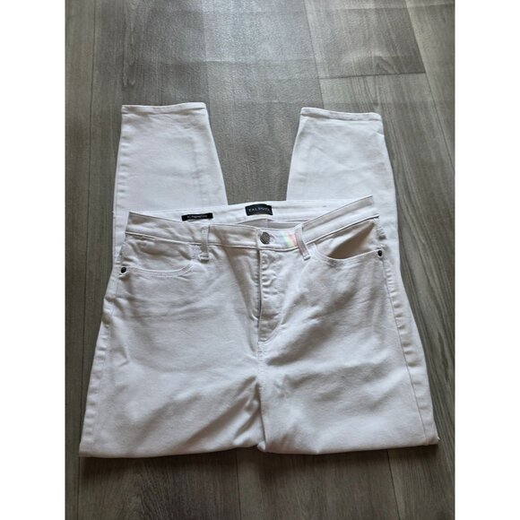 Talbots Womens White Jegging Crop Jeans Size 8 - Picture 1 of 5